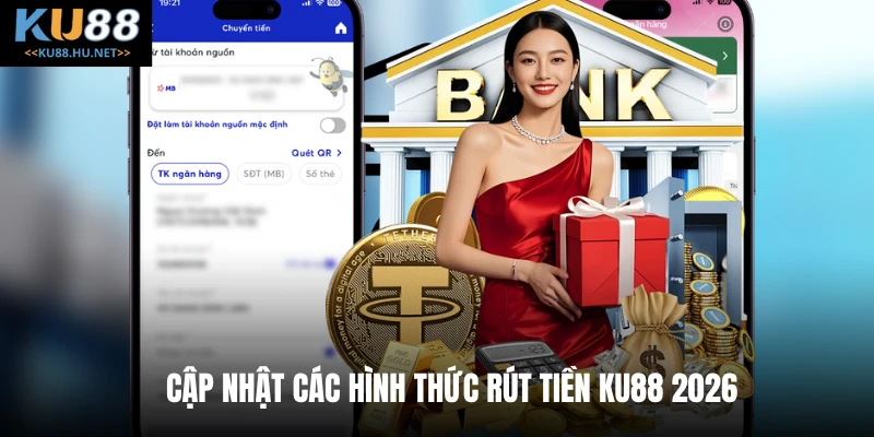 Cập nhật các hình thức rút tiền KU88 2026