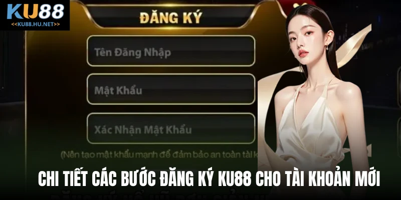 Chi tiết các bước đăng ký KU88 cho tài khoản mới