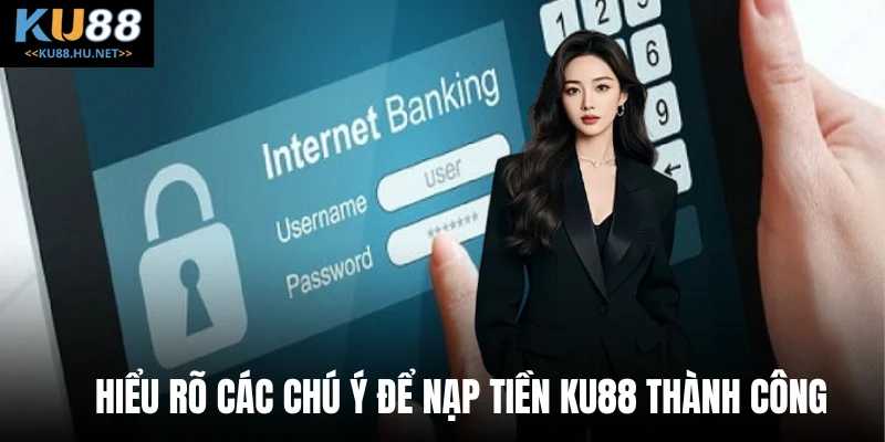 Hiểu rõ các chú ý để nạp tiền KU88 thành công